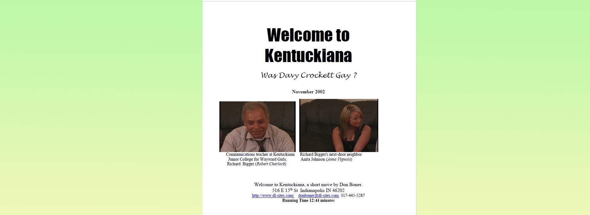 Welcome to Kentuckiana Press Kit