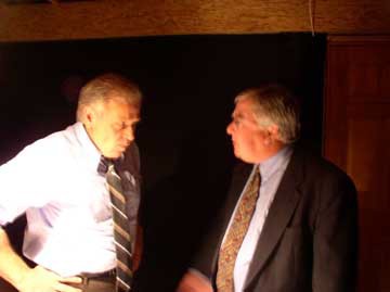 Captain Morgan MacPhearson (Bob Charlock) and Mayor Hermann Paxton (Bob Williams)
